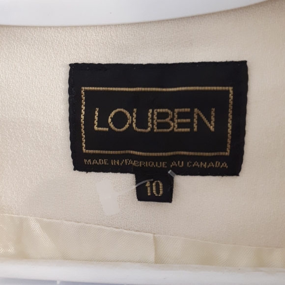 Vintage cream blazer - Picture 11 of 12